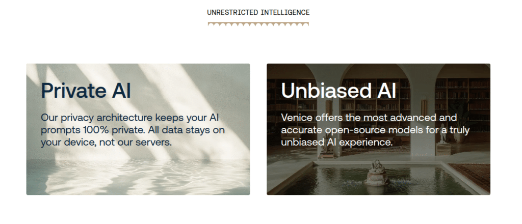 venice.ai, private, unbiased